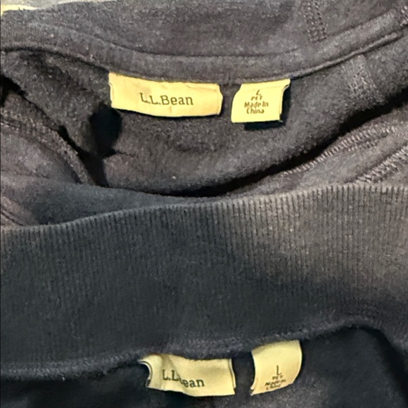 Women’s Two Piece L.L. Bean sweat suit! Size L - Picture 2 of 9
